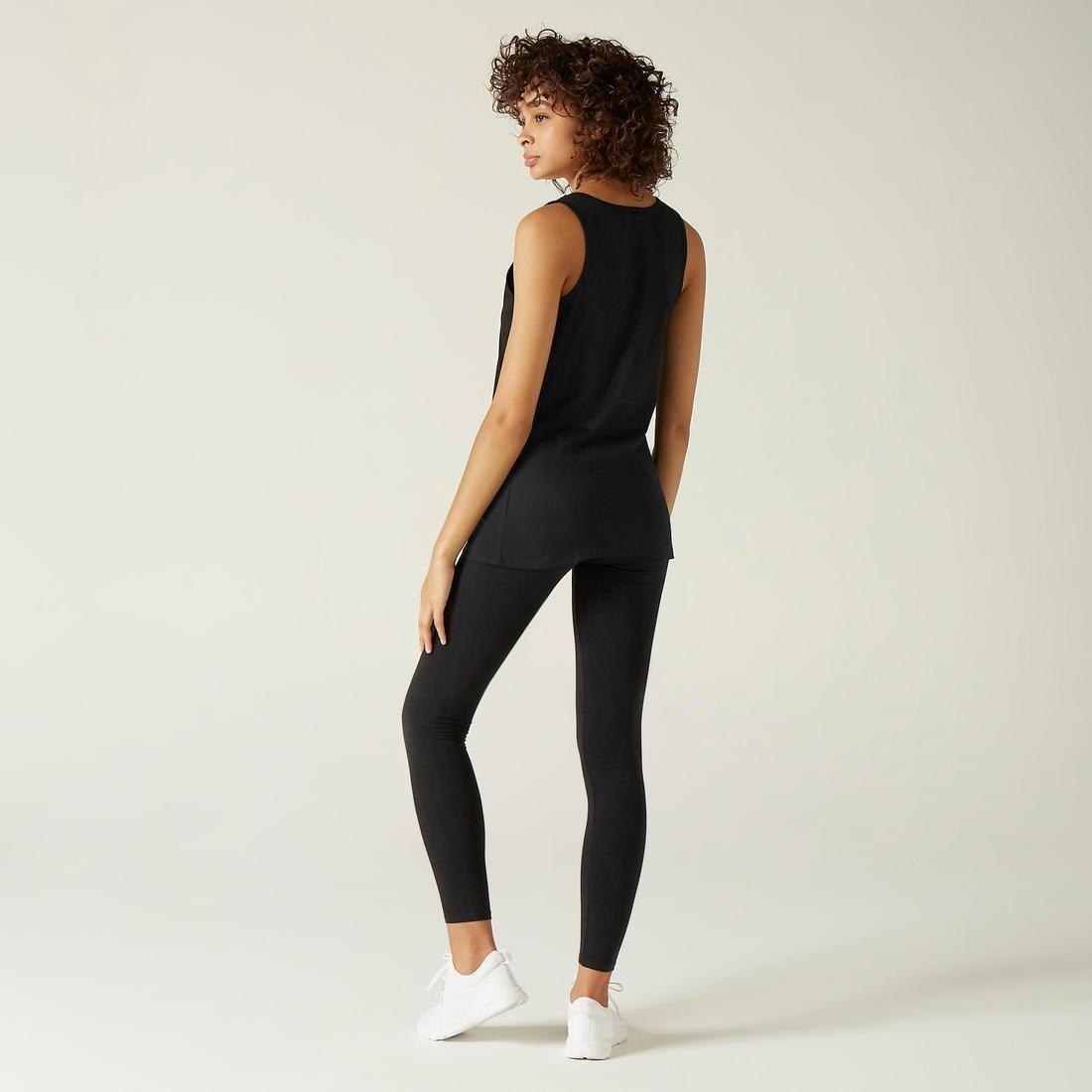 Small  Essential Women's Fitness Tank Top, Black, , large image number 4