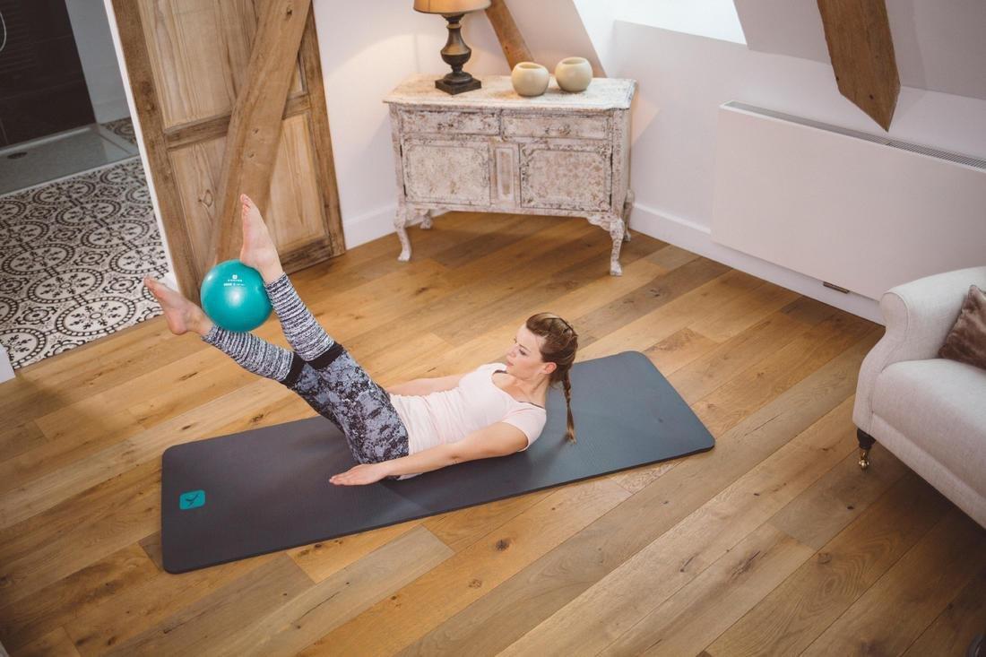 Small Pilates Soft Ball, Turquoise, No Color, large image number 6