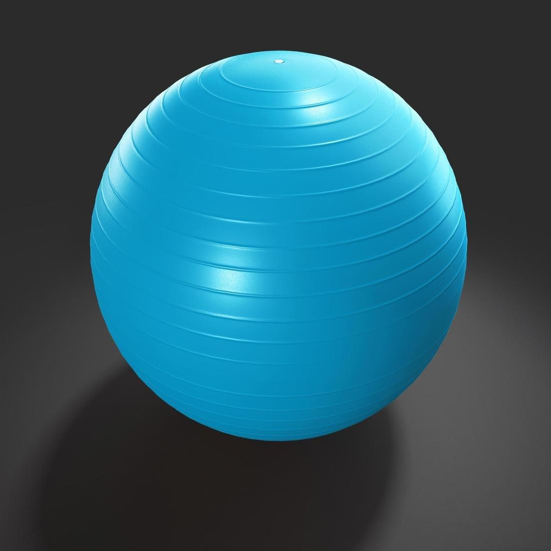 Medium Anti-Burst Pilates Swiss Ball Title, No Color, large image number 3