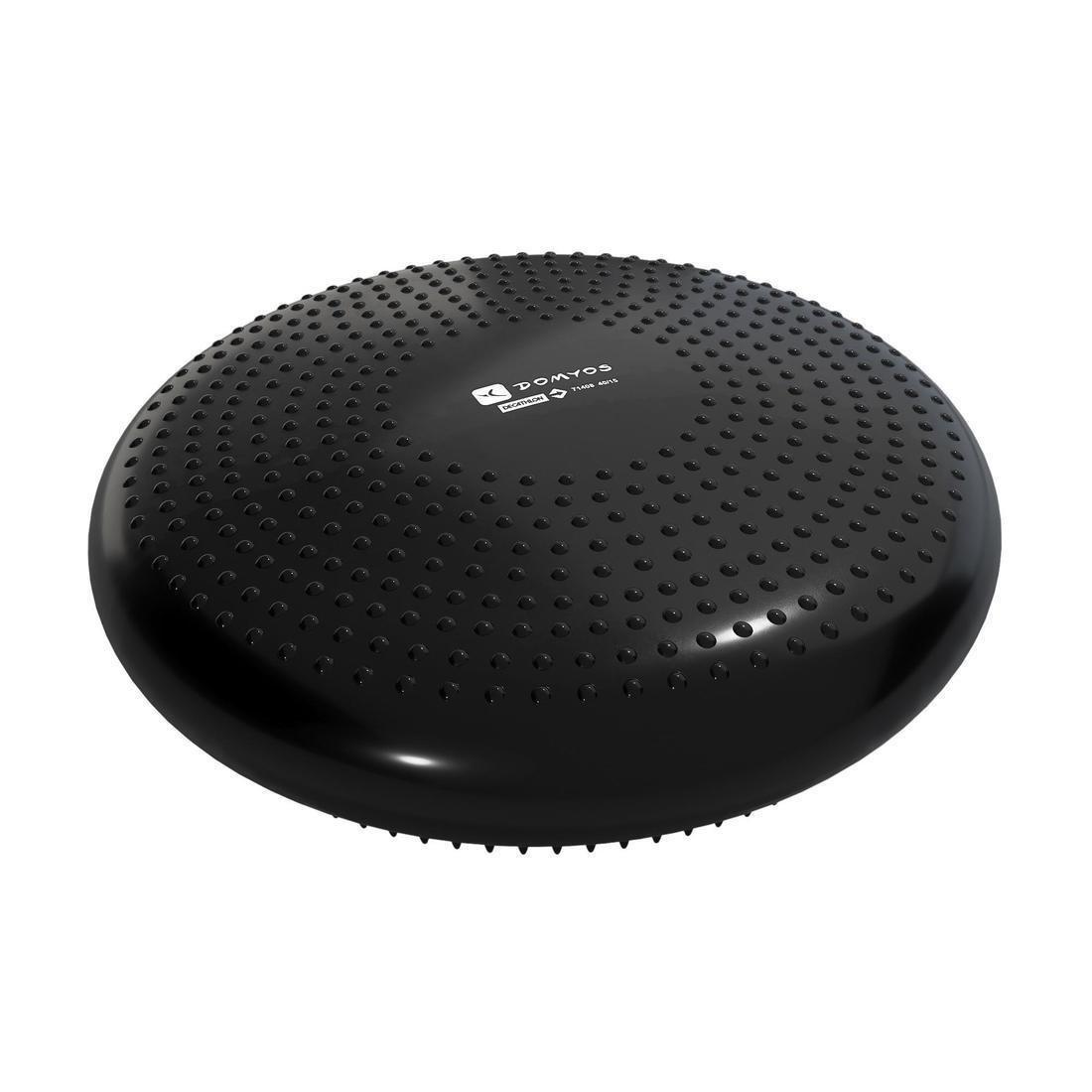 Fitness Reversible and Adjustable Balance Cushion Soft Disc - Black, , large image number 0