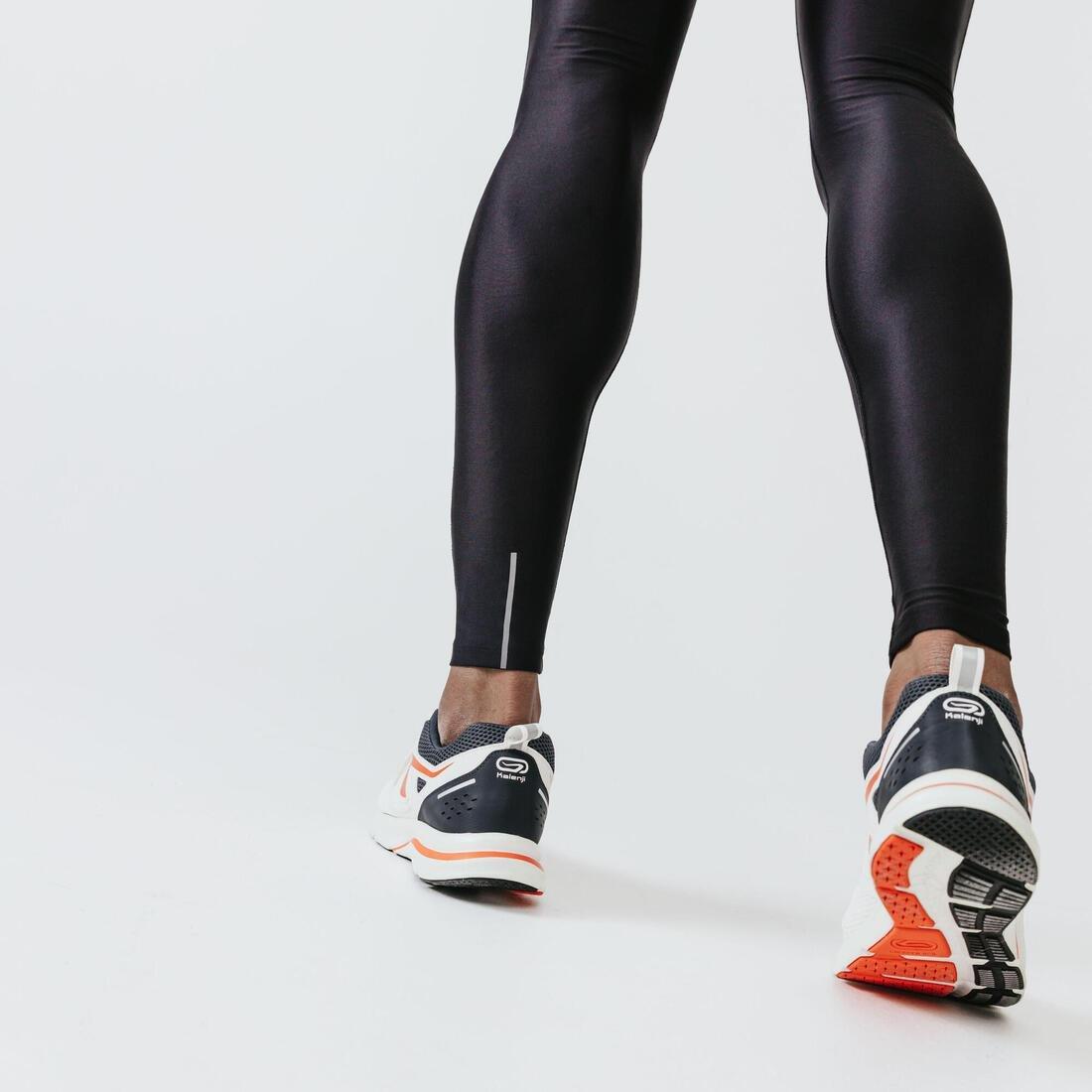 W44 L34  Men's Running Breathable Long Tights Dry - Black, , large image number 4