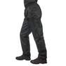 QUECHUA - W41 L34  Men's Waterproof Hiking OverTrousers NH500 Imper, Black