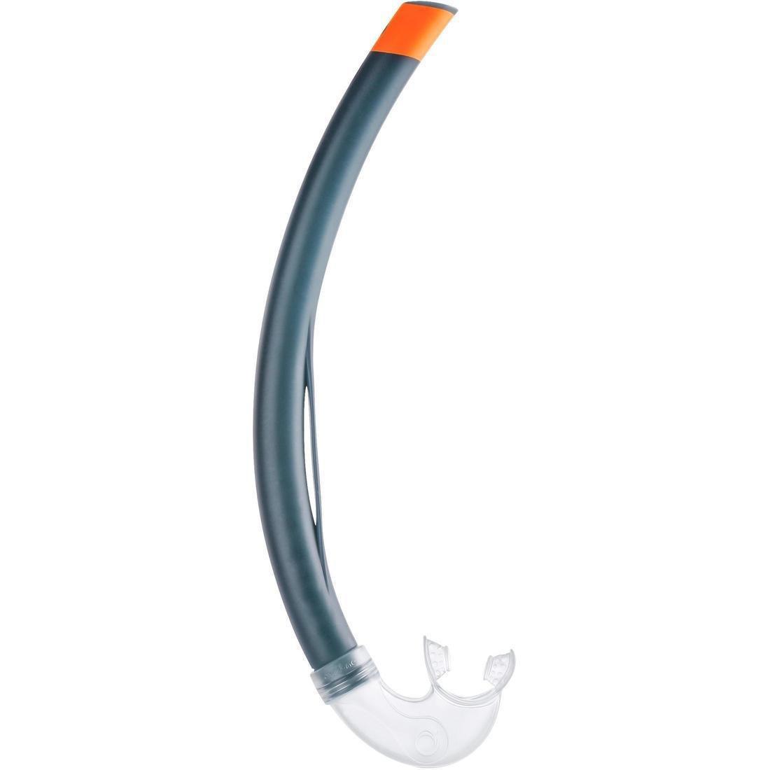 Small  SNK 500 Adult and Junior Mask and Snorkel Snorkelling Set, Storm Grey, , large image number 2
