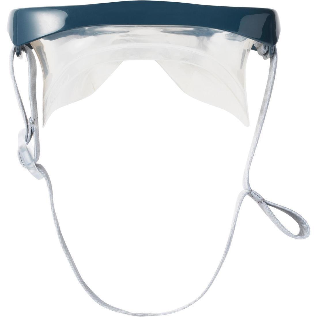 Small  SNK 500 Adult and Junior Mask and Snorkel Snorkelling Set, Storm Grey, , large image number 6