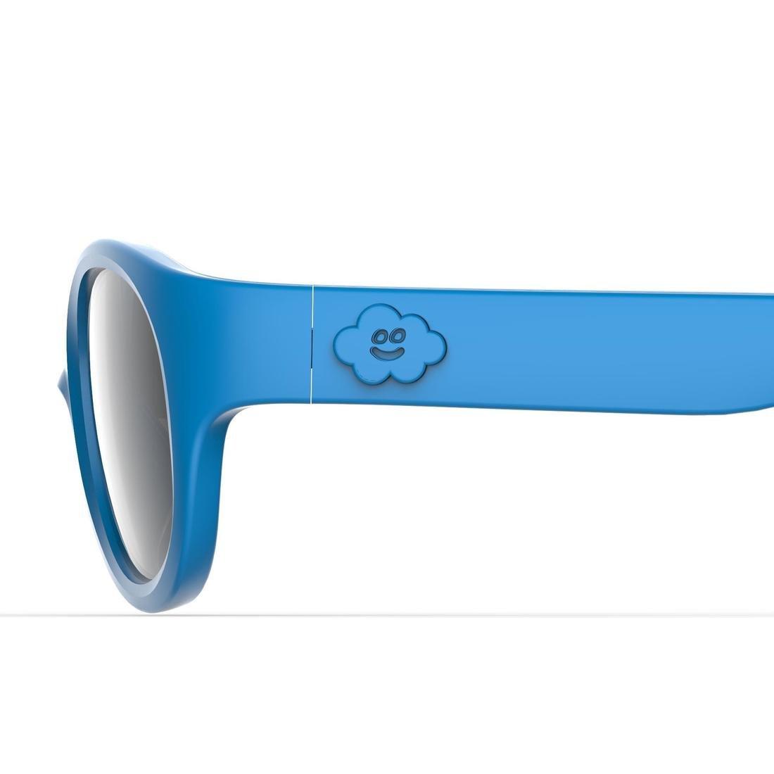 2-4Y Kids' Hiking Sunglasses - MH K100 - Category 3, Pacific Blue, No Color, large image number 3