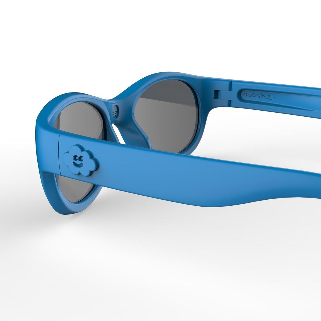 2-4Y Kids' Hiking Sunglasses - MH K100 - Category 3, Pacific Blue, No Color, large image number 5