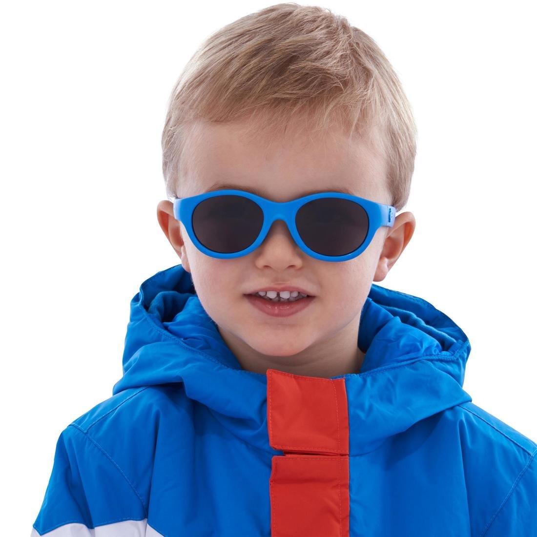 2-4Y Kids' Hiking Sunglasses - MH K100 - Category 3, Pacific Blue, No Color, large image number 8