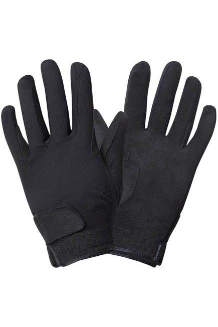 12-14 Years Basic Children's Horse Riding Gloves, Black, , large image number 2