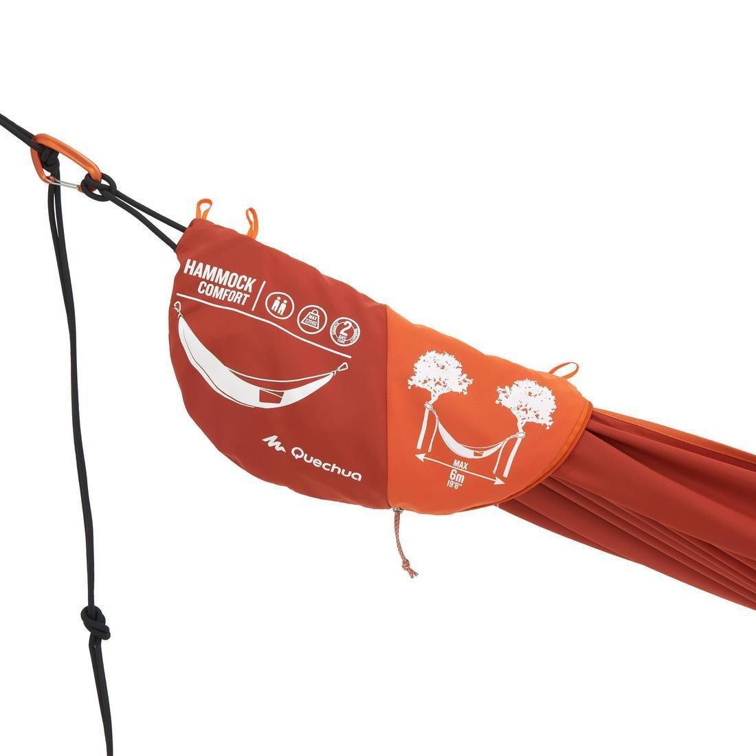 Two-person hammock - Comfort 280 x 175 cm - 2 People, Dark Sepia, No Color, large image number 11