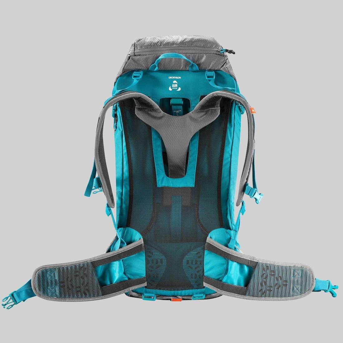 MH500 40L Women's Mountain Walking Backpack - Grey/Blue, No Color, large image number 1
