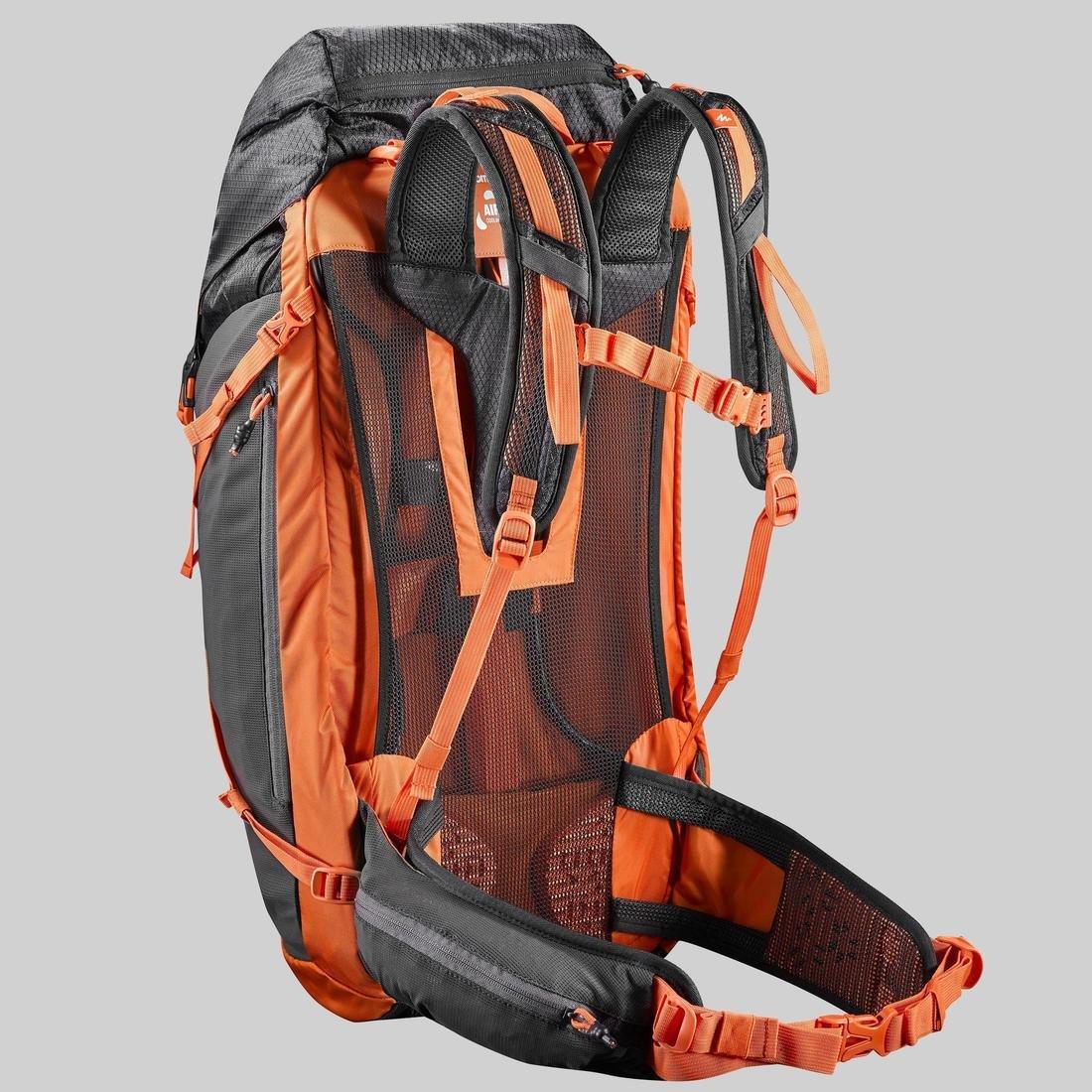40L  MH500 40L Mountain Hiking Backpack - Black Orange, , large image number 1