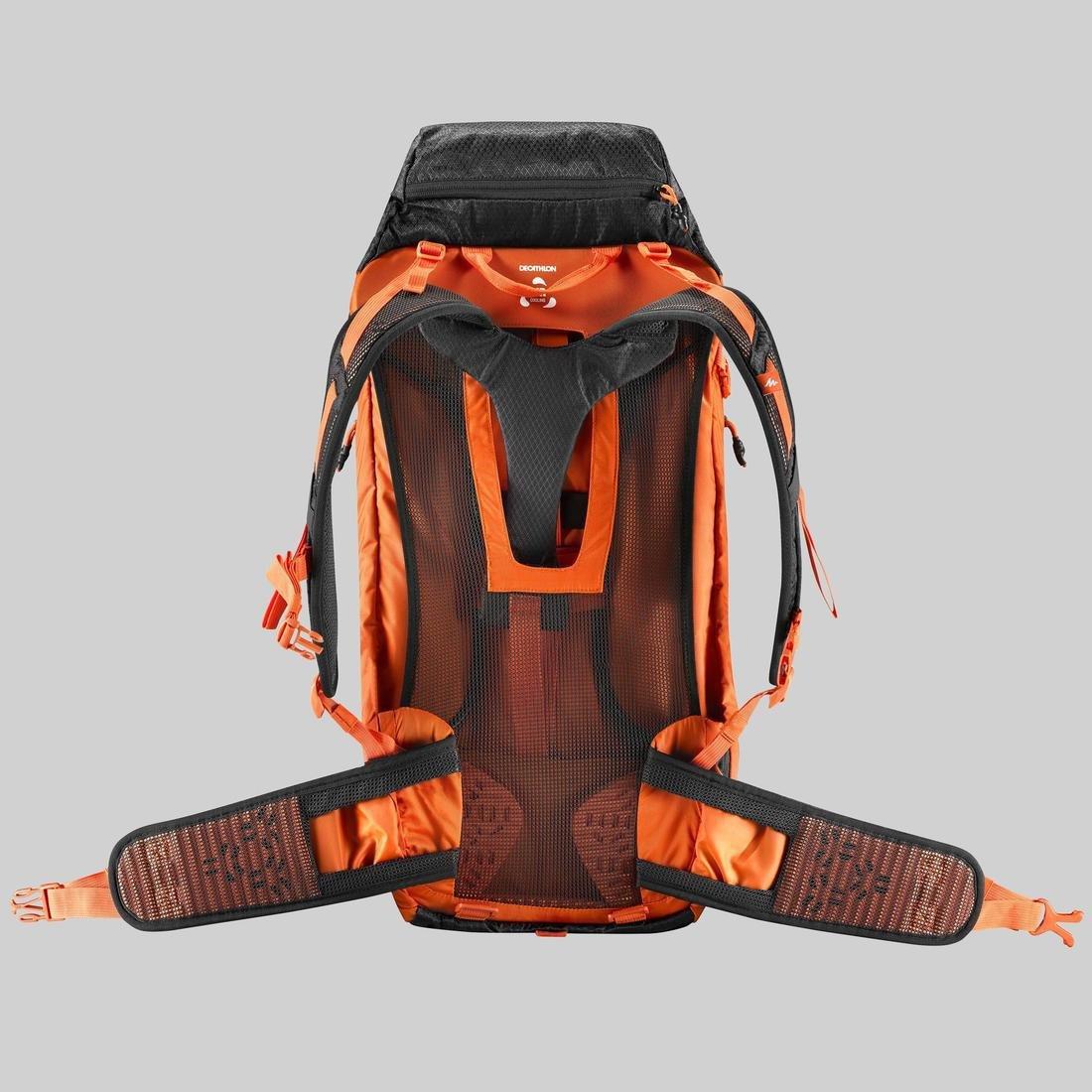 40L  MH500 40L Mountain Hiking Backpack - Black Orange, , large image number 2