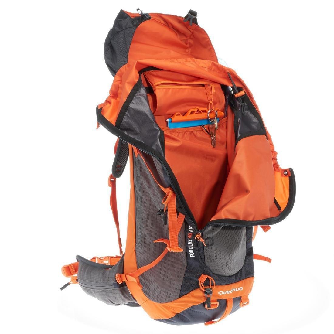 40L  MH500 40L Mountain Hiking Backpack - Black Orange, , large image number 4