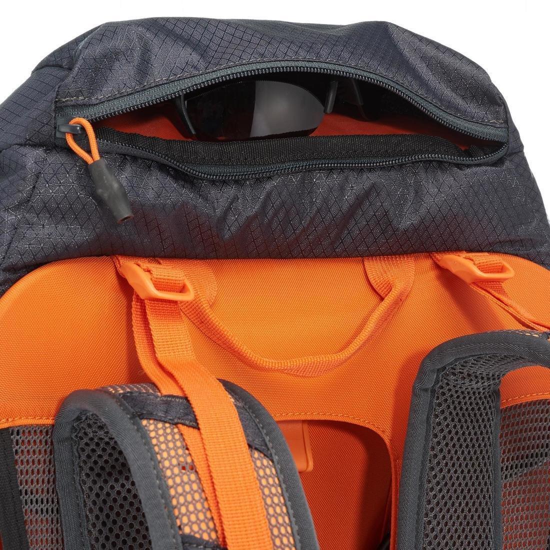 40L  MH500 40L Mountain Hiking Backpack - Black Orange, , large image number 7