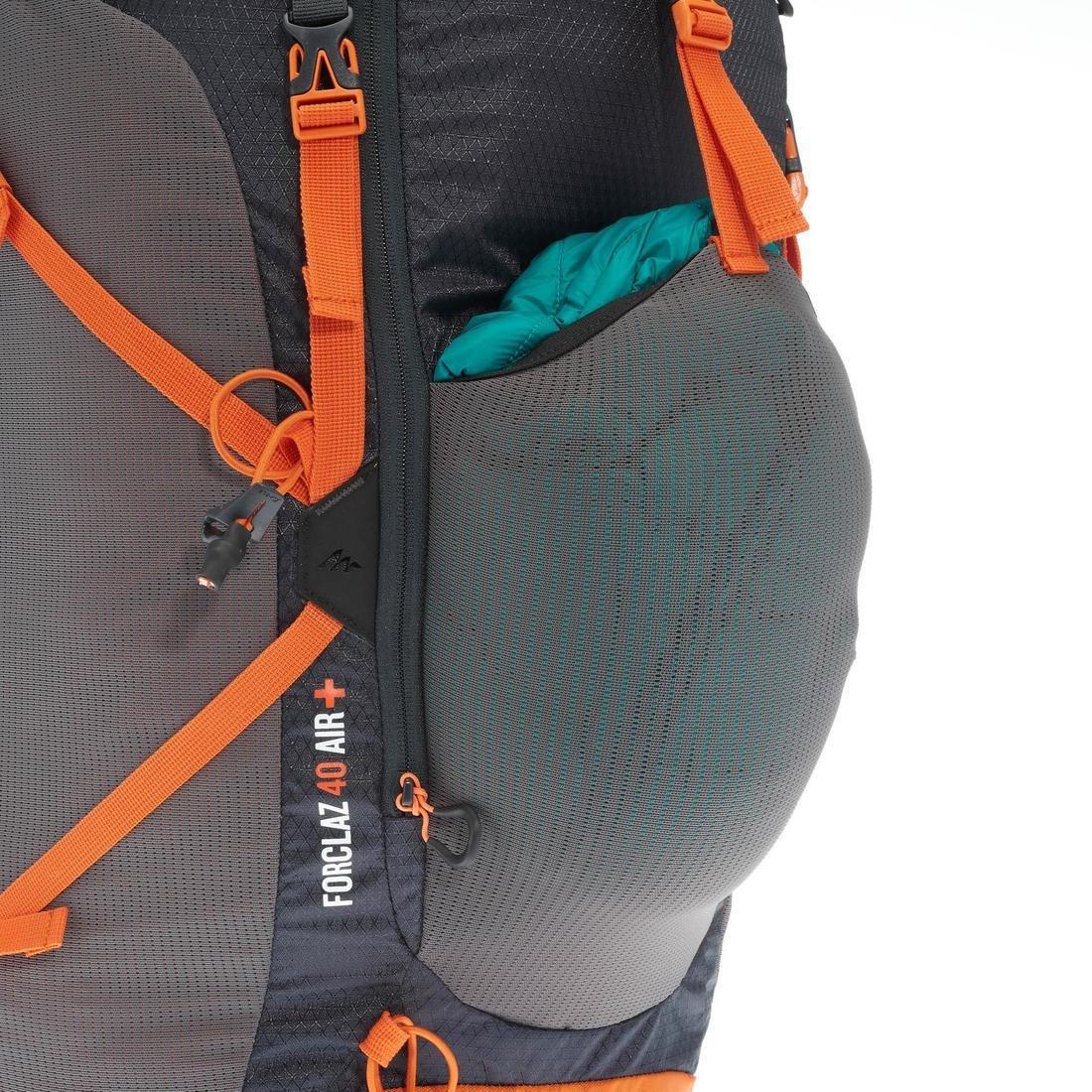 40L  MH500 40L Mountain Hiking Backpack - Black Orange, , large image number 8