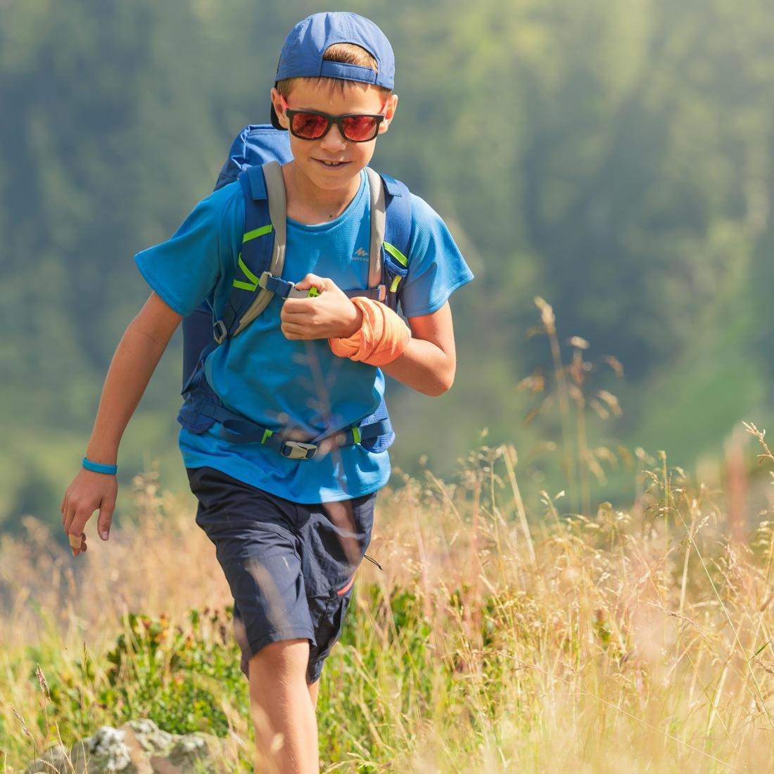 Kids' Hiking Cap MH100 -  Age 7-15 Years, Deep Blue, , large image number 11