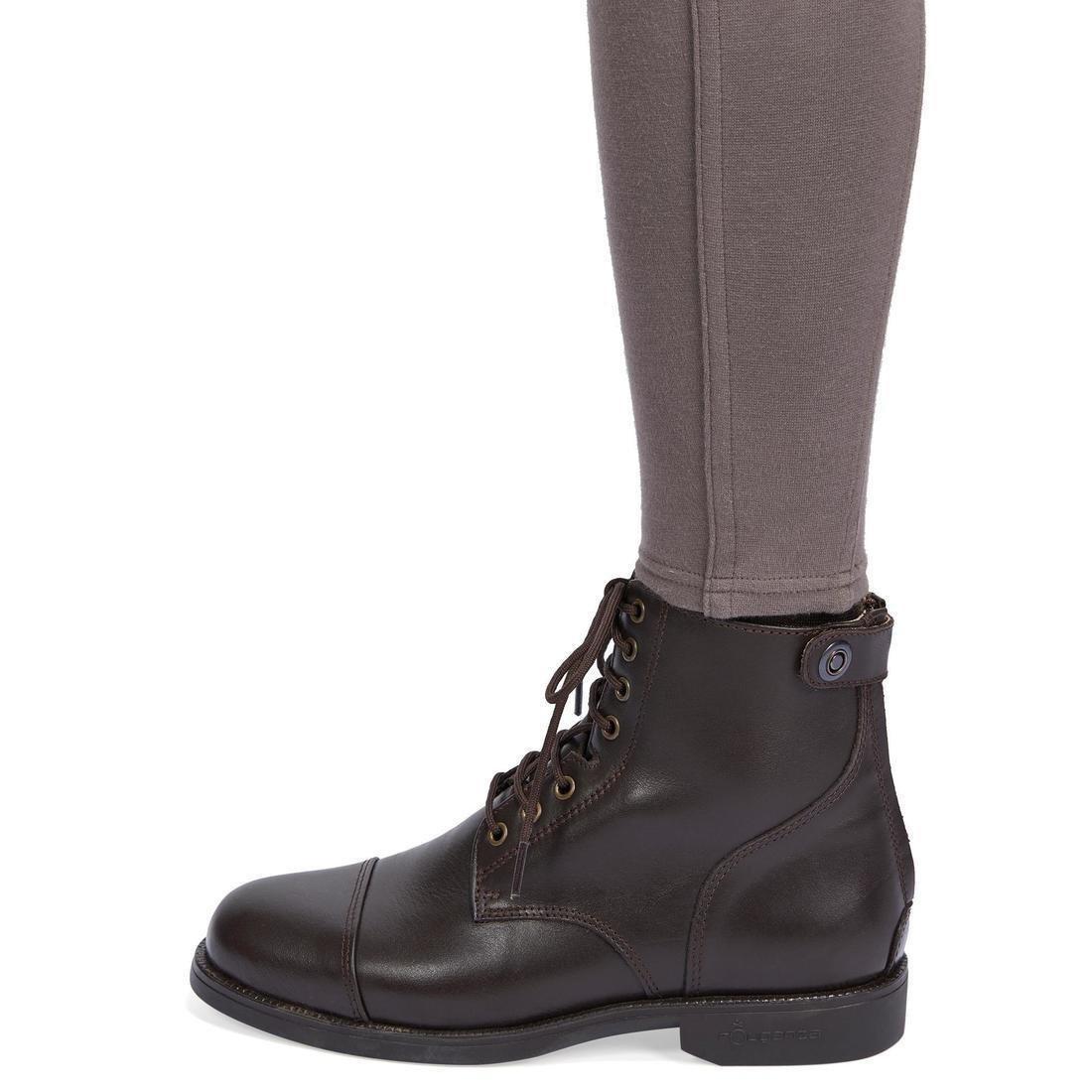 Extra Small 140 Women's Grippy Horse Riding Jodhpurs, Black, , large image number 8