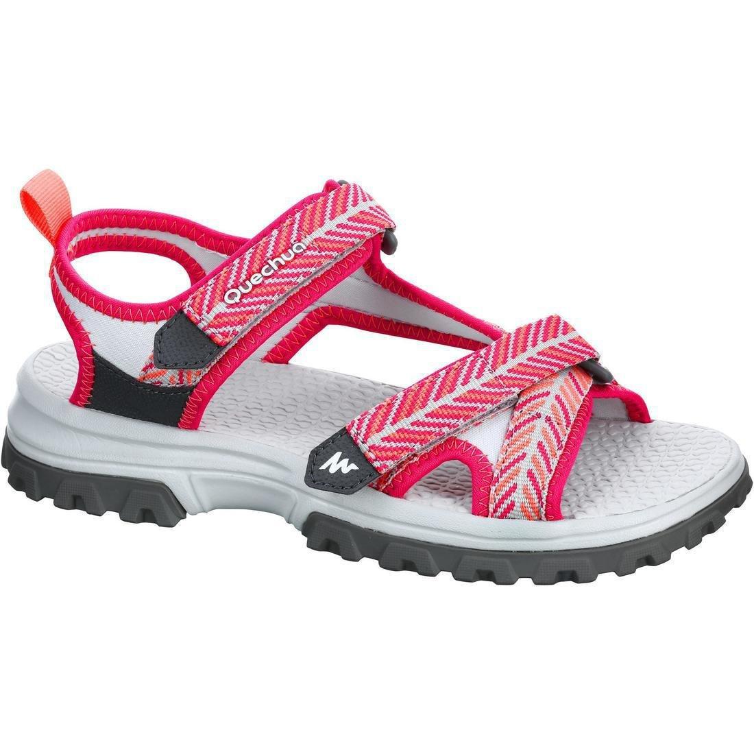 EU 30-31  Kids' Hiking Sandals MH120 TW - 28 TO 39, Blue Azure, , large image number 5