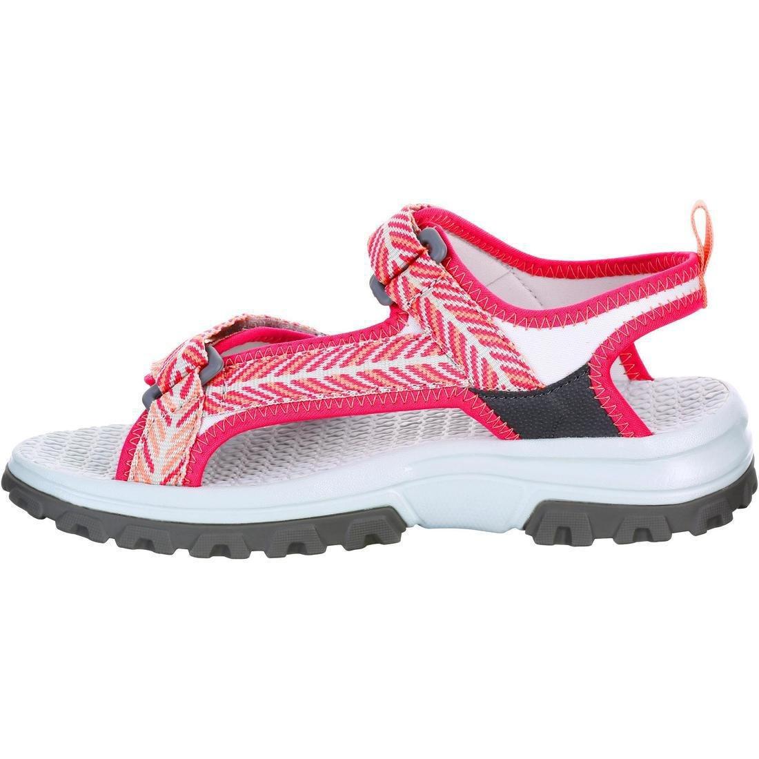 EU 30-31  Kids' Hiking Sandals MH120 TW - 28 TO 39, Blue Azure, , large image number 6