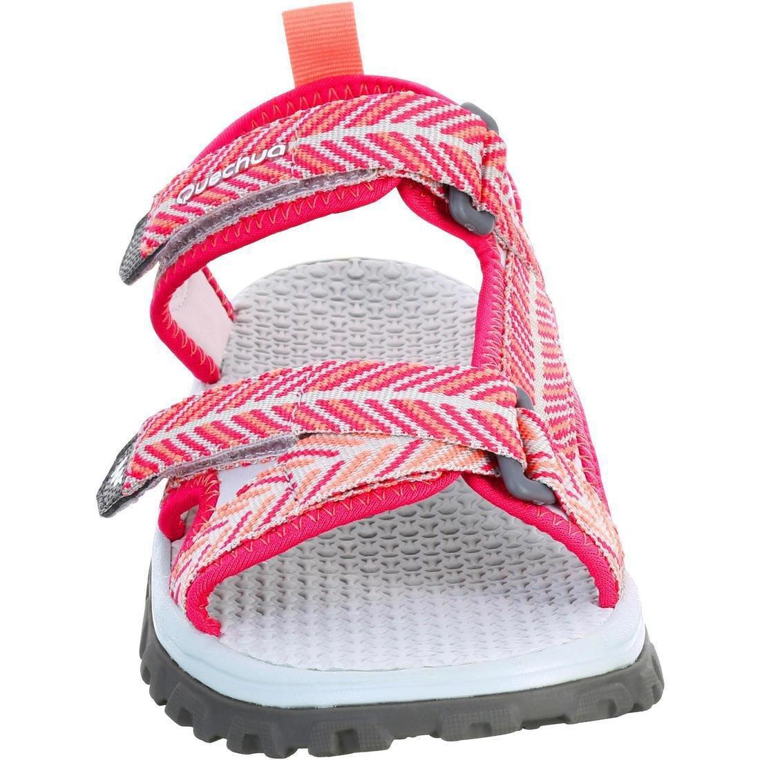 EU 30-31  Kids' Hiking Sandals MH120 TW - 28 TO 39, Blue Azure, , large image number 7
