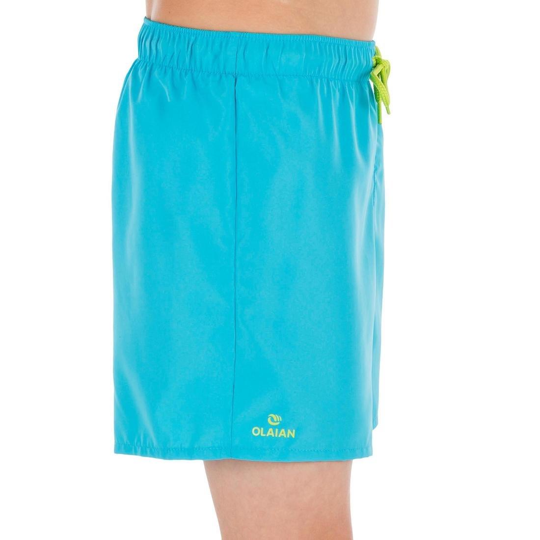 Hendaia Boys' Short Boardshorts - Prems, Apple Green, No Color, large image number 2