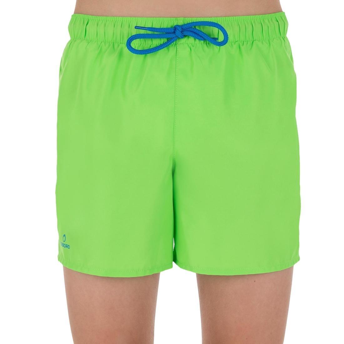Hendaia Boys' Short Boardshorts - Prems, Apple Green, No Color, large image number 12