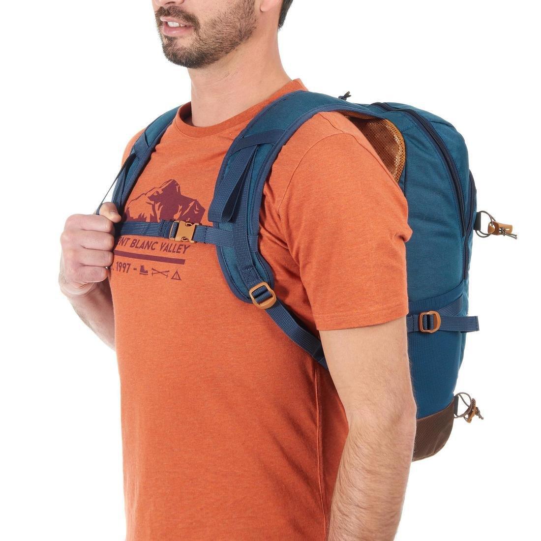 20L  Hiking backpack 20L - NH500, Khaki Grey, , large image number 10