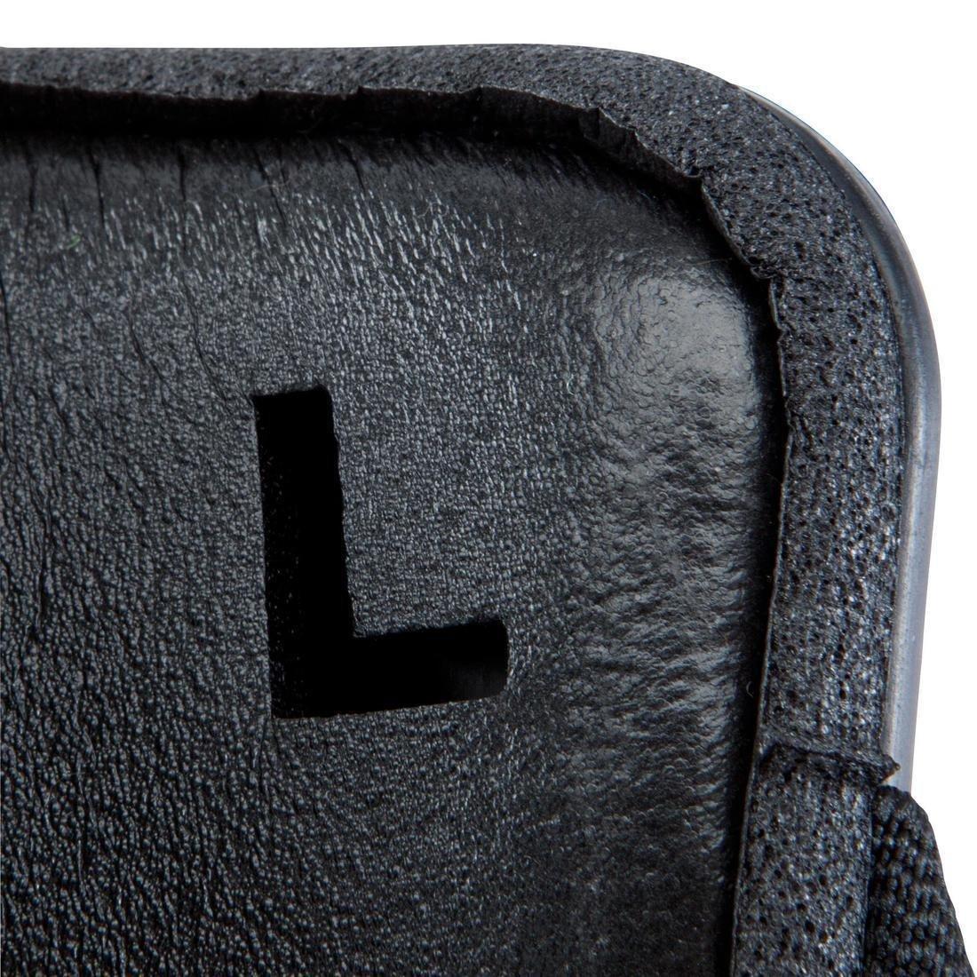 Large  Adult Football Shin Pads F100 - Black, , large image number 5