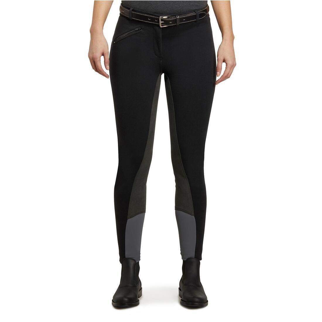 2XS  180 Fullseat Women's Horse Riding Jodhpurs, Black, , large image number 4