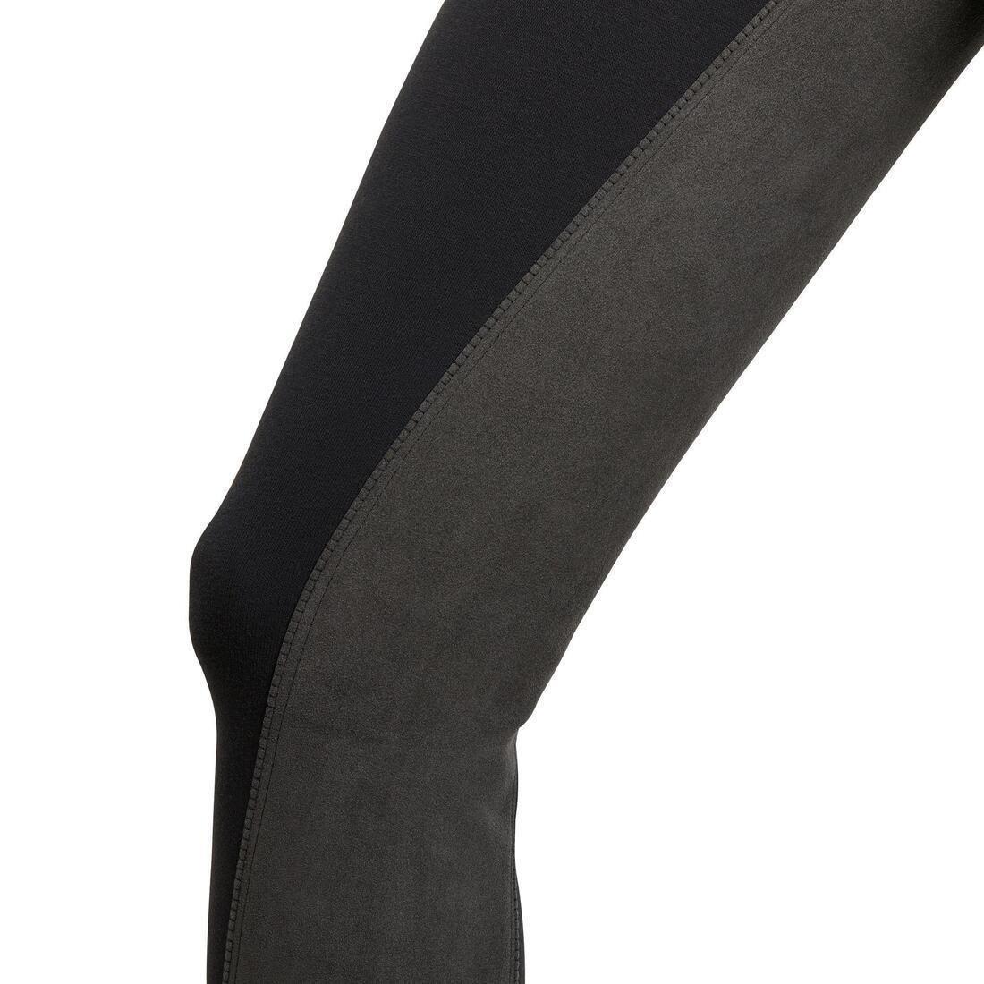 Large  180 Fullseat Women's Horse Riding Jodhpurs, Black, , large image number 14