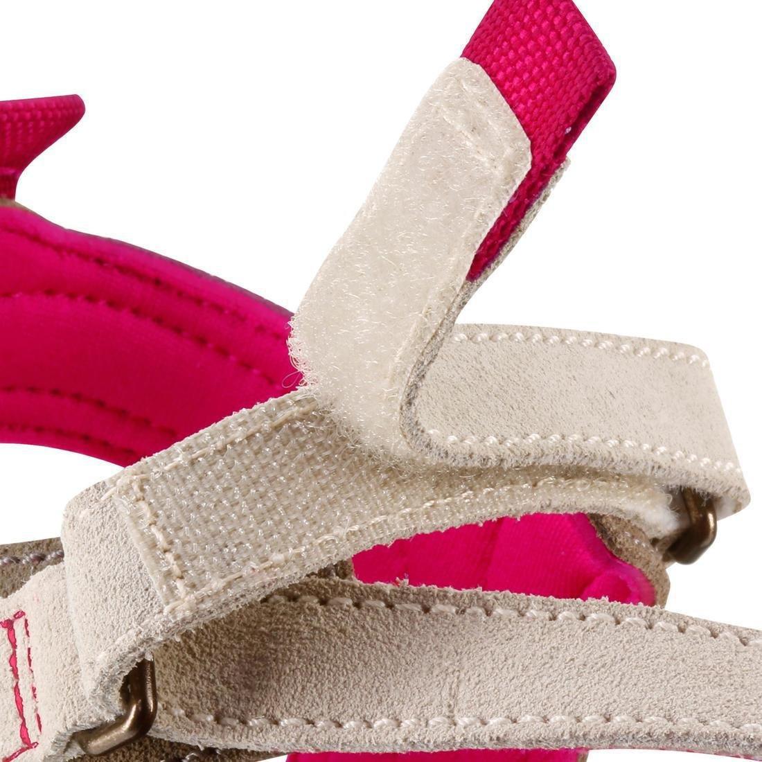 EU 41  Women's Leather Walking Sandals NH120, Linen, , large image number 11