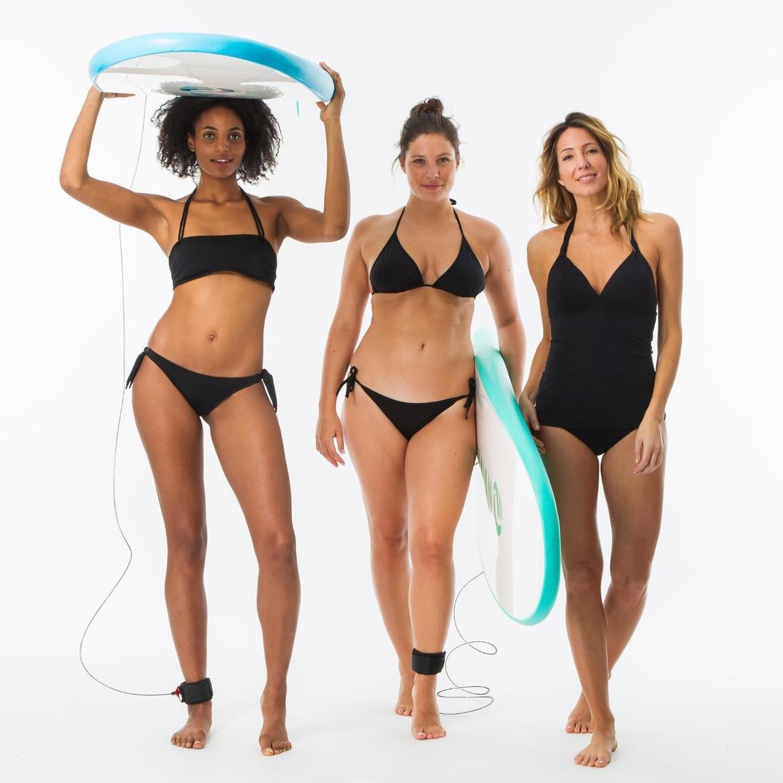 L/XL  Sabi Women's Tie-Side High-Leg Swimsuit Bottom Bikini Briefs - Black, , large image number 11