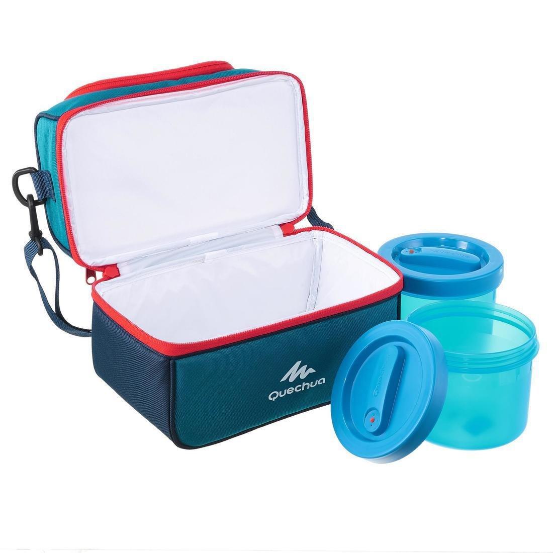 Insulated Lunch Box - 2 Food Boxes Included - 4.4 L, Caribbean Green, , large image number 9