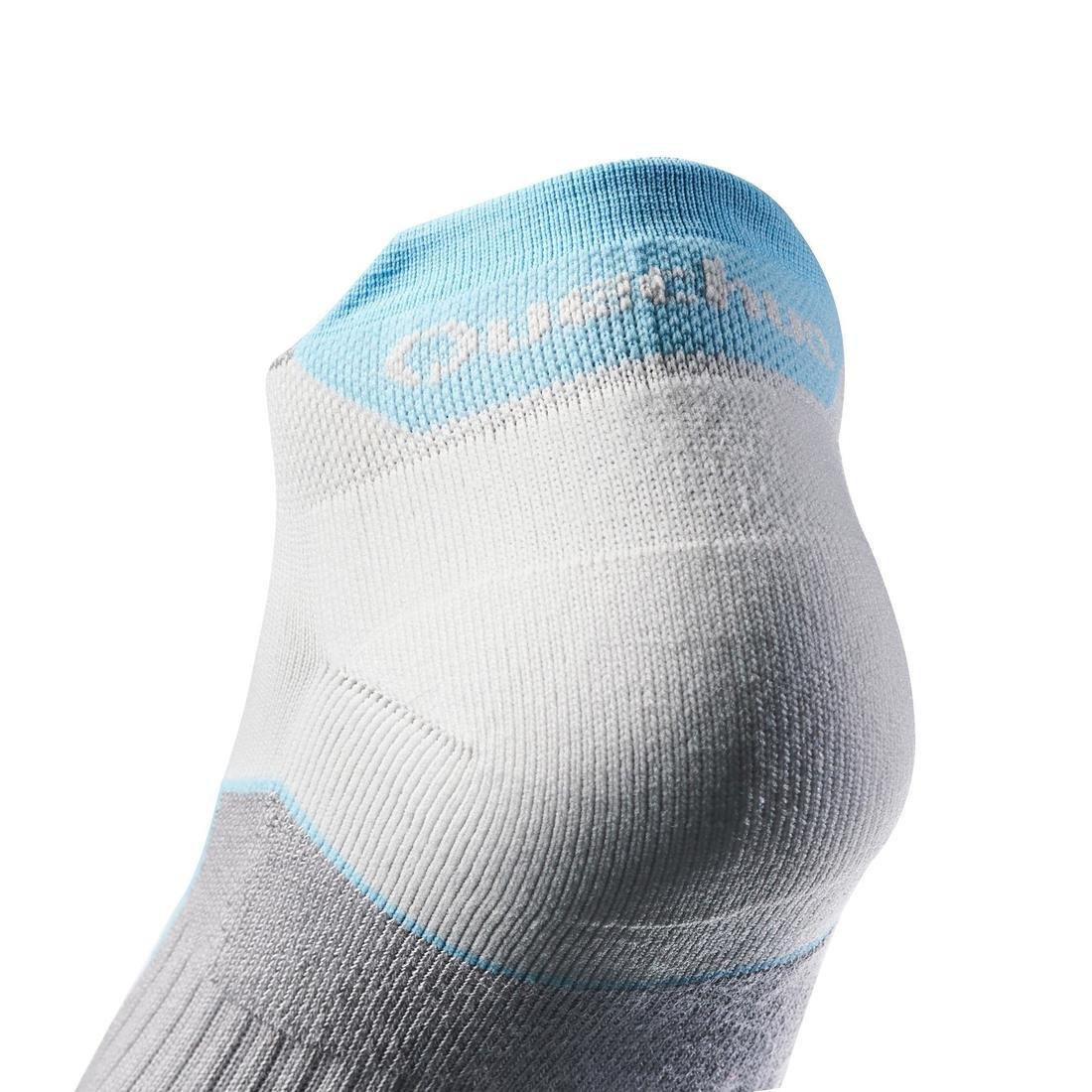 EU 43-46  Nature walking socks - NH500 Low - X 2 pairs, Lunar Grey, , large image number 2