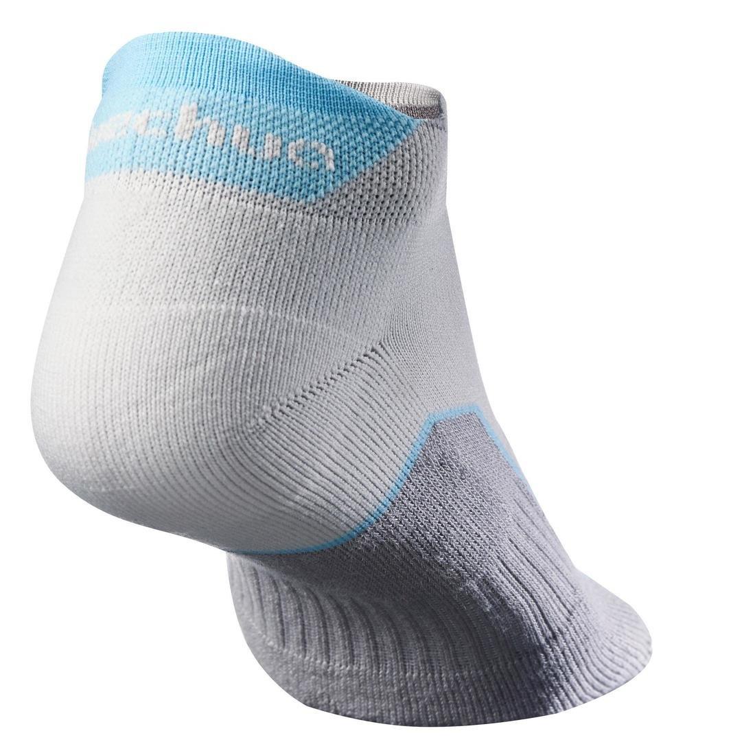 EU 43-46  Nature walking socks - NH500 Low - X 2 pairs, Lunar Grey, , large image number 3