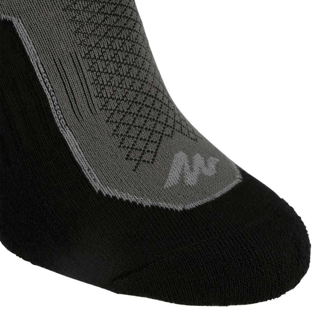 EU 43-46  Nature walking socks - NH500 Low - X 2 pairs, Lunar Grey, , large image number 8