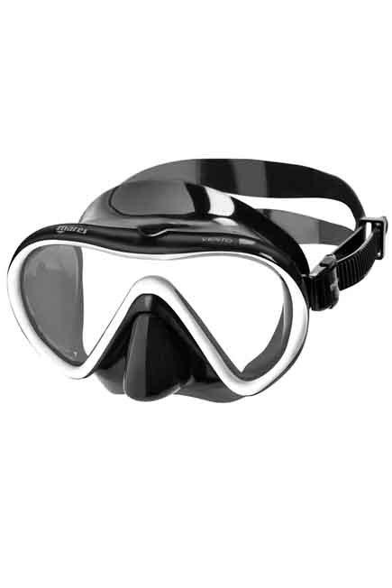 M/L  Adults' Freediving Fins Mask Snorkel Kit X One - Black White, , large image number 2