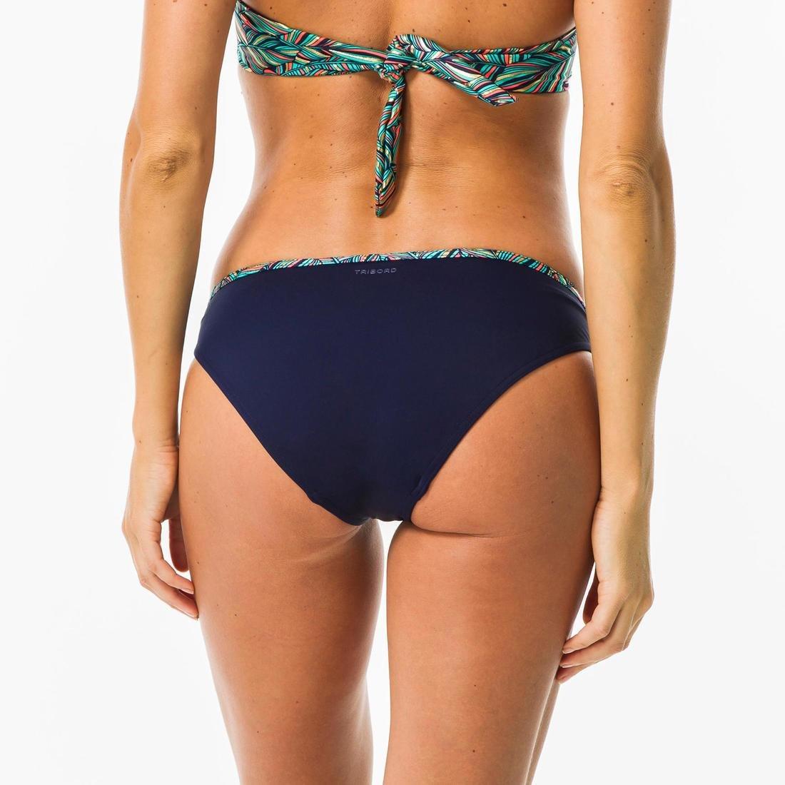 NINA HONOLUA women's bikini briefs swimsuit bottoms, Dark Blue, No Color, large image number 3