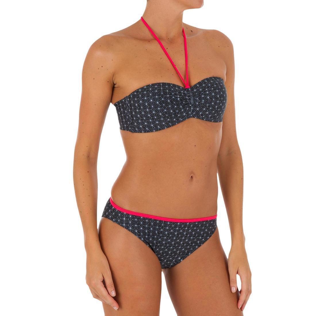 L/XL Nina Rama Mosaica Women's Classic Swimsuit Bottoms, Dark Blue, , large image number 5