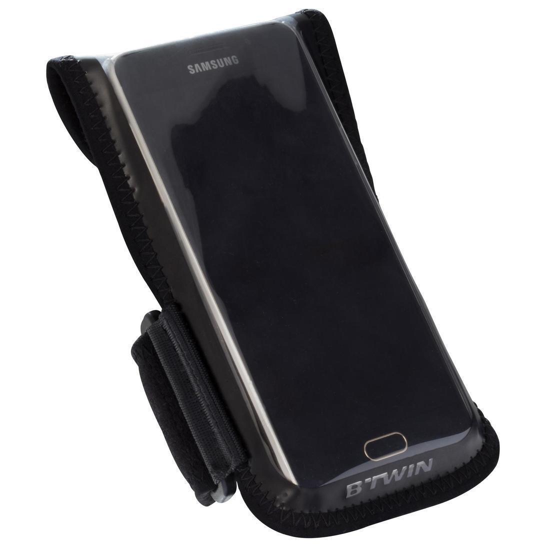 500 Cycling Smartphone Holder, Black, , large image number 0