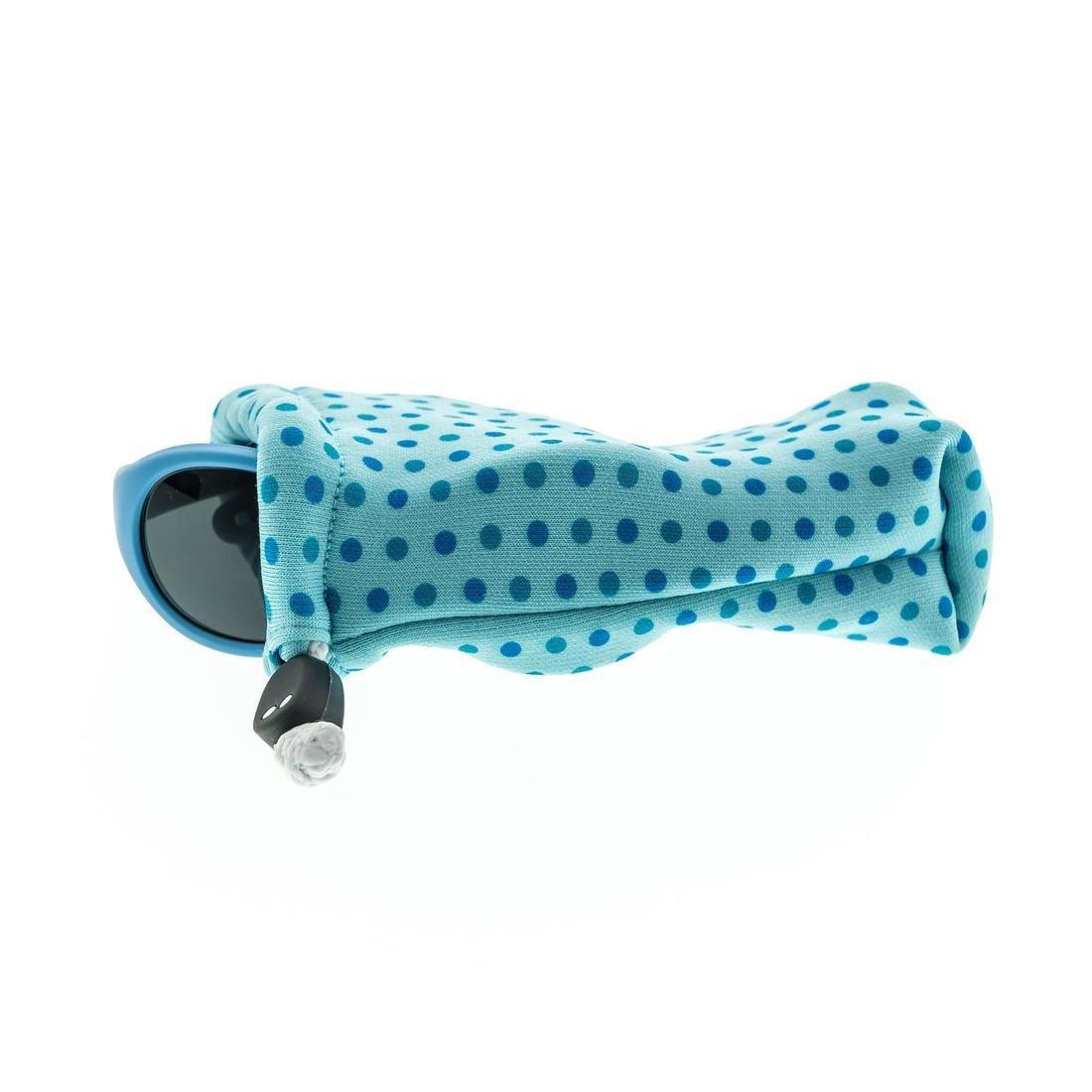 Child's Fabric Case for Sunglasses, Ice Blue, , large image number 1