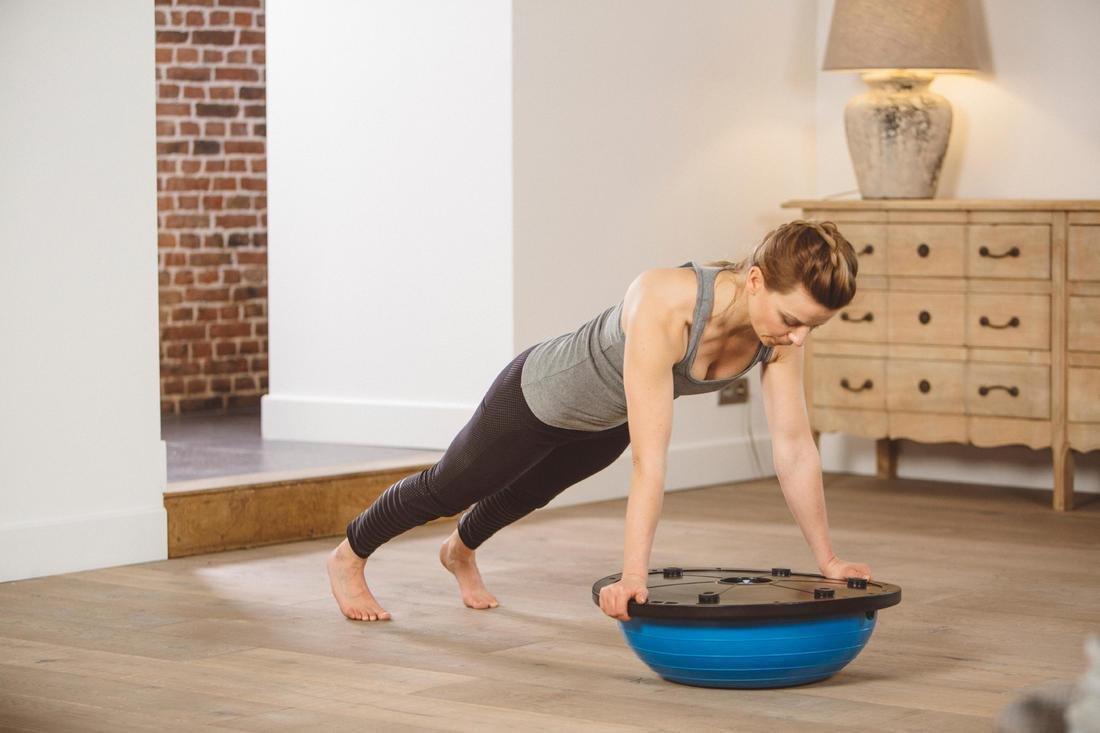 Fitness Reversible Balance Station 900 + Resistance Bands - Blue, , large image number 10