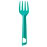 QUECHUA - طقم أدوات مائدة للأماكن الخارجية (سكين، شوكة، ملعقة)، أخضر فاتح