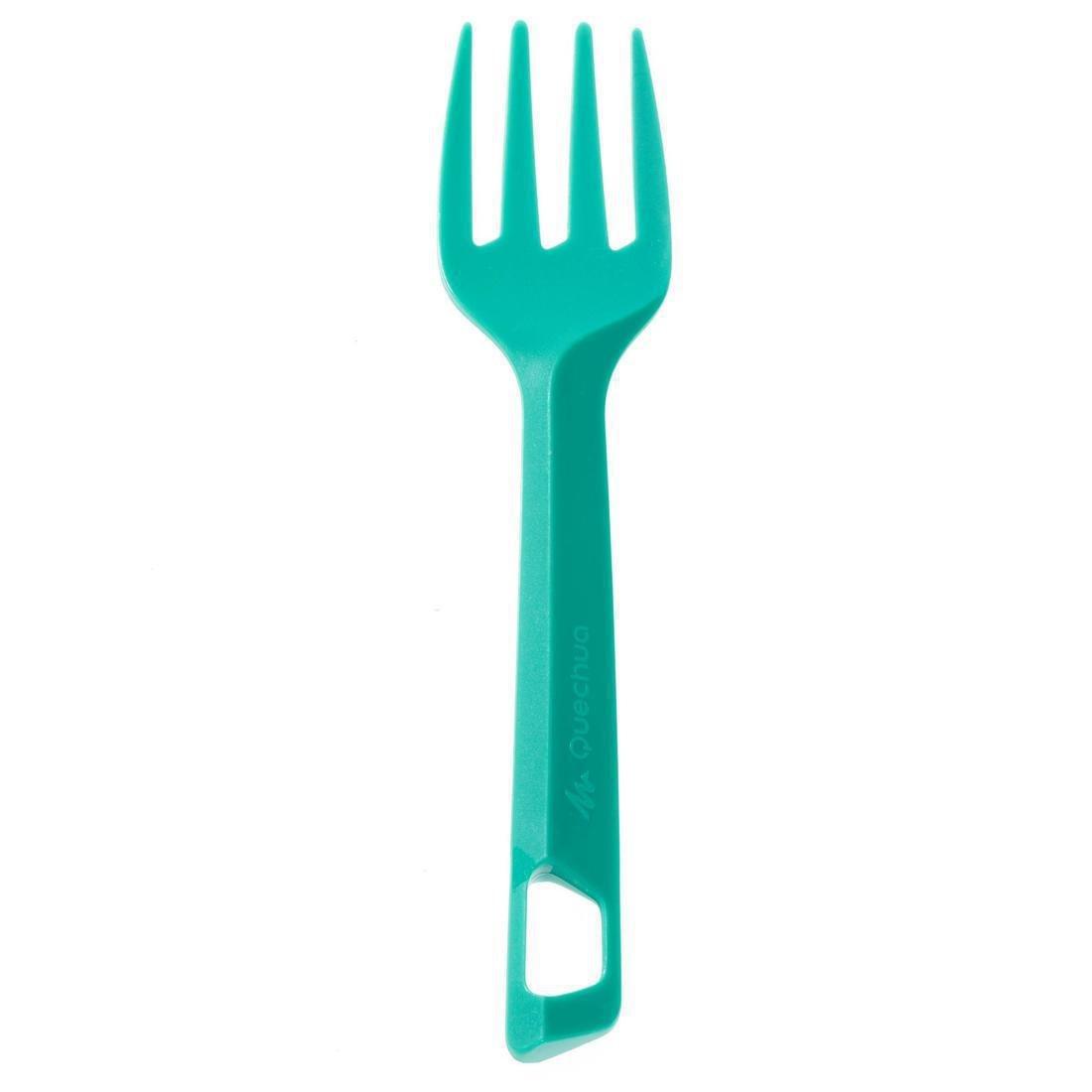 Outdoor Cutlery Set (Knife, Fork, Spoon), Caribbean Green, , large image number 5
