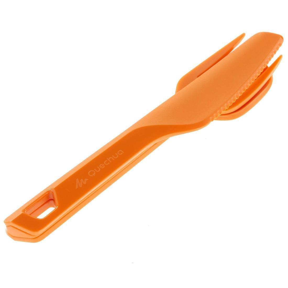 Outdoor Cutlery Set (Knife, Fork, Spoon), Caribbean Green, , large image number 12
