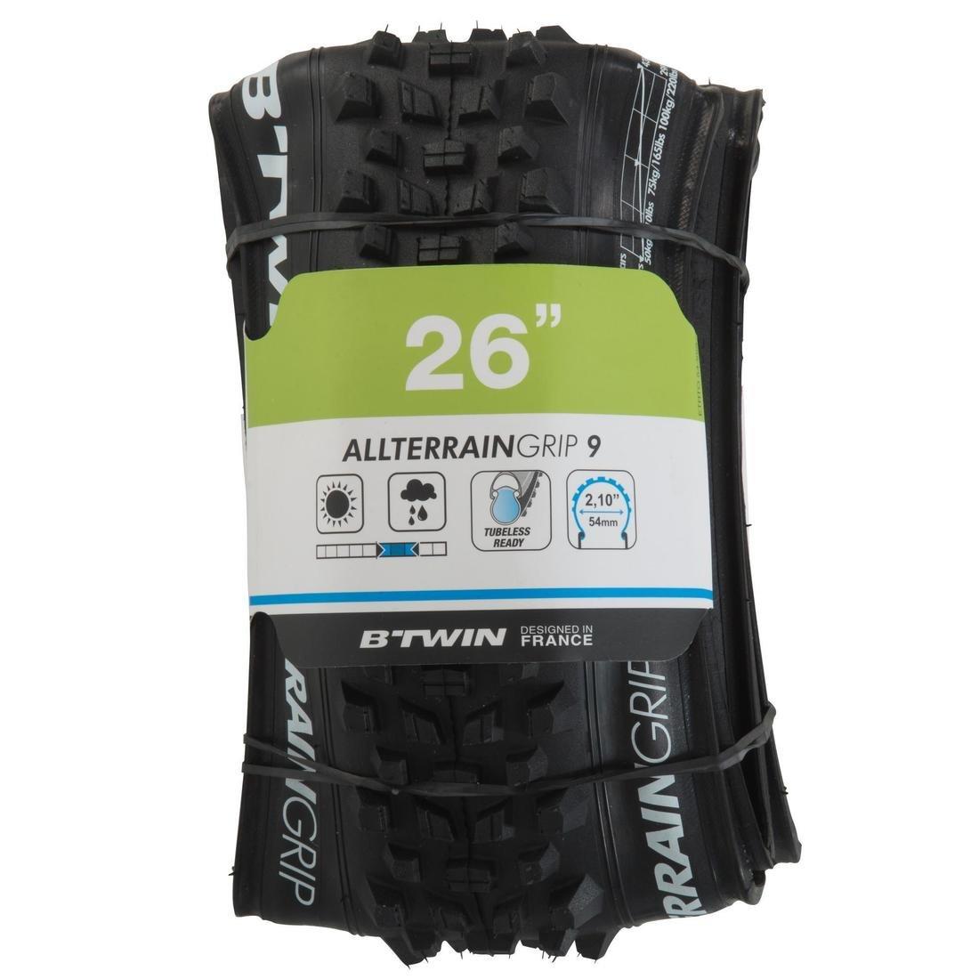 All Terrain Grip 9 Mountain Bike Tyre - 26x2.10 Title, , large image number 0