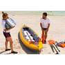ITIWIT - Double Action Kayak Hand Pump 2 X 2.6L, Fluo Orange