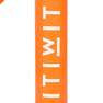 ITIWIT - مجداف قائم بذاته ومضخة يدوية ذات ضغط عالي مزدوجة، برتقالي