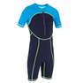 NABAIJI - ملابس السباحة القصيرة للأولاد من 8 إلى 9 سنوات 100، أزرق