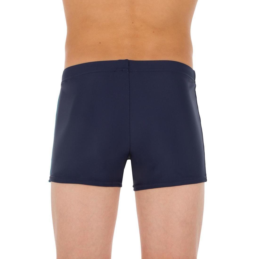 شورت سباحة بوكسر 100 plus ولادي من 8 إلى 9 سنوات، أزرق, , large image number 2